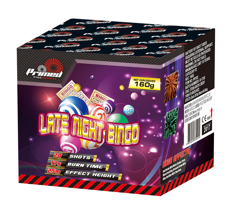 VEGAS DREAMS - PRIMED PYRO - 26 FIREWORKS DISPLAY KIT